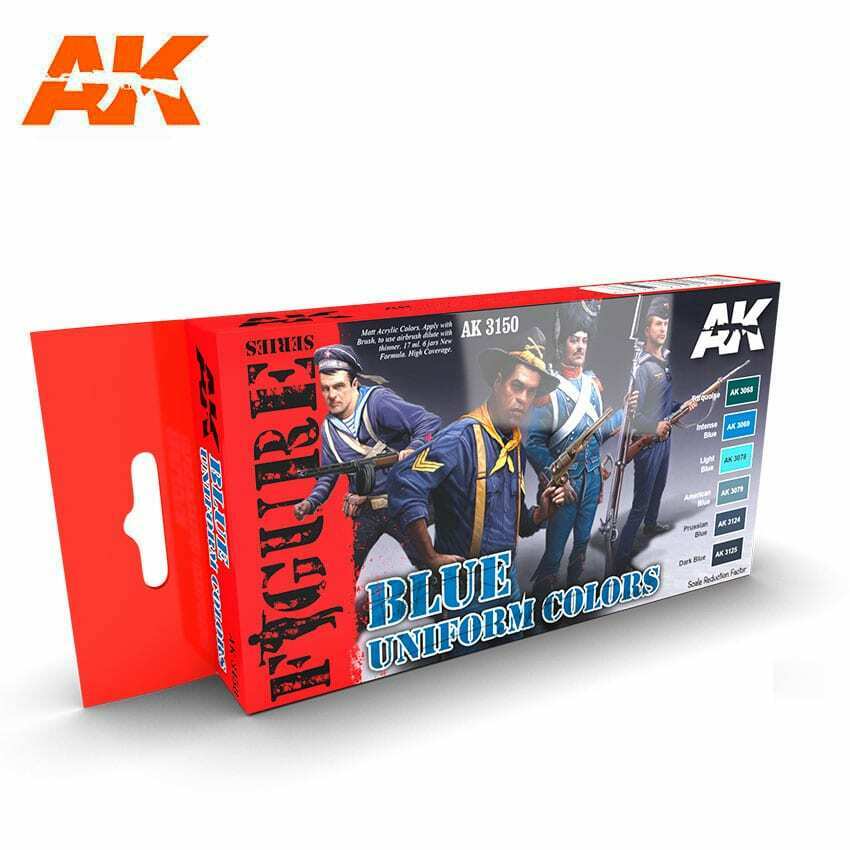 AK Interactive Blue Uniform Colors - TISTA MINIS