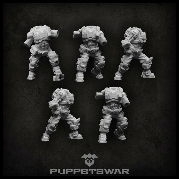 Puppets War Veteran Commandos Bodies New - Tistaminis