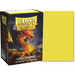 Dragon Shield Sleeves  Matte DUAL Lightning (100) (Yellow) New - Tistaminis