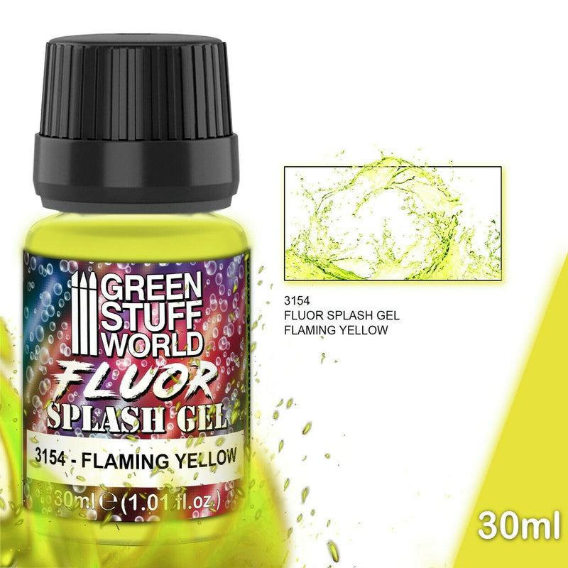 Green Stuff World Splash Gel - Flaming Yellow New - Tistaminis