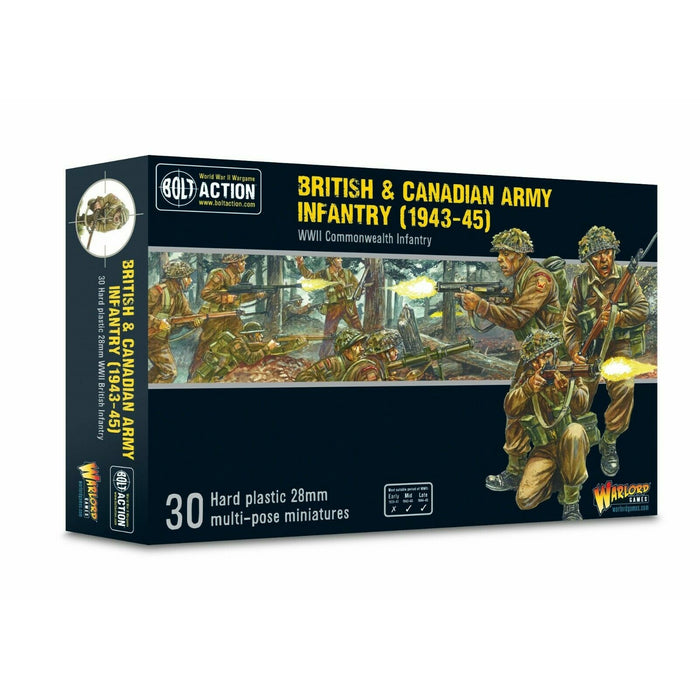 Bolt Action British & Canadian Army infantry (1943-45) New - Tistaminis