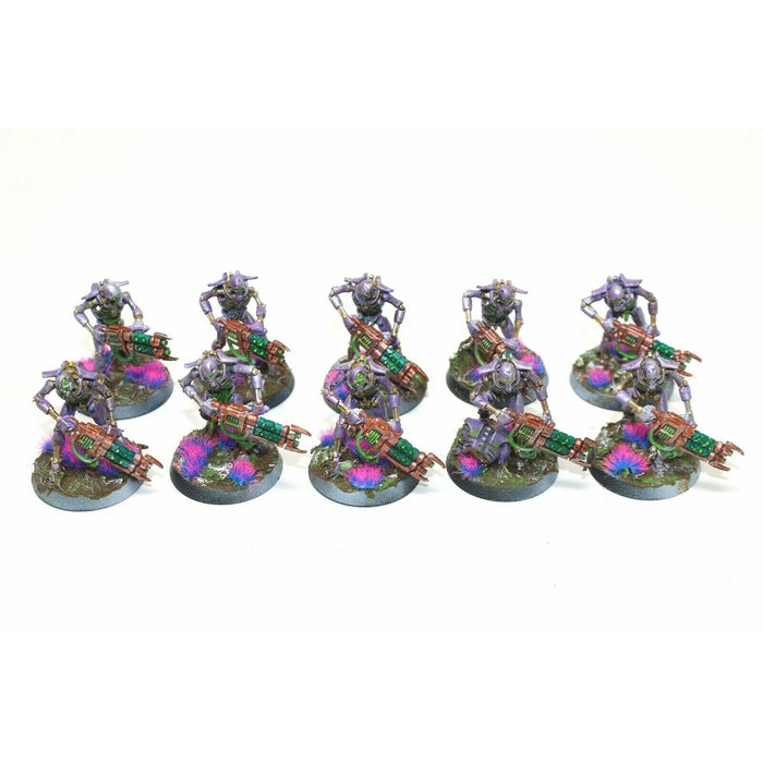 Warhammer Necrons Warriors With Gauss Reapers Well Painted JYS92 - Tistaminis