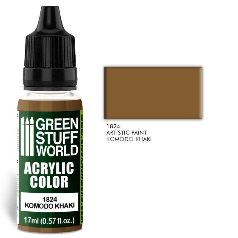 Green Stuff World Acrylic Color Komodo Khaki - Tistaminis