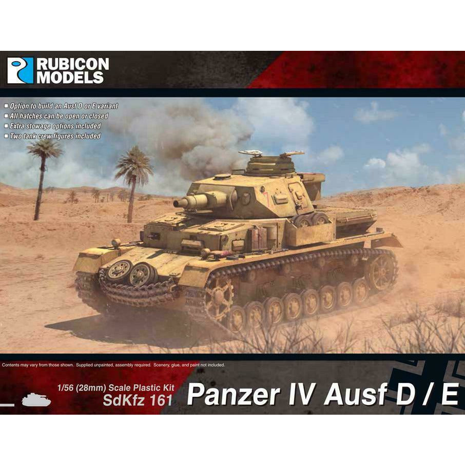 Rubicon German Panzer IV Ausf D/E New - Tistaminis