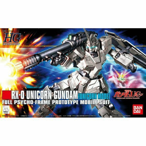 Bandai #101 Unicorn Gundam (Unicorn Mode) "Gundam UC", Bandai HGUC 1/144 New - TISTA MINIS