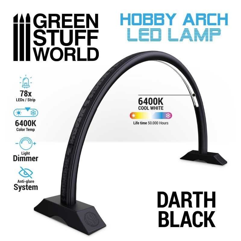 Green Stuff World Hobby Arch LED Lamp - Darth Black New - Tistaminis