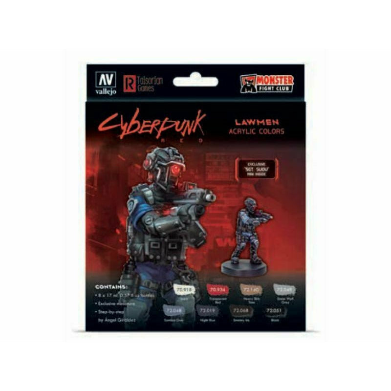 Vallejo: Cyberpunk Red Lawmen Sgt. Suou Sept 15 Pre-Order - Tistaminis