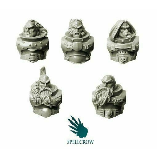 Spellcrow Wolves Knights Veterans Torsos with Heads - SPCB6008 - TISTA MINIS
