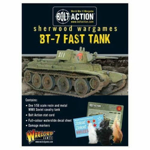 Bolt Action Soviet BT-7 Fast Tank New - 402414002 - TISTA MINIS