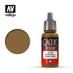 Vallejo Game Colour Paint Game Color Leather Brown (72.040) - Tistaminis