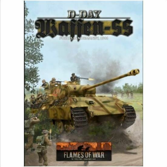Flames of War - D-Day Waffen-SS Faction Book New - TISTA MINIS