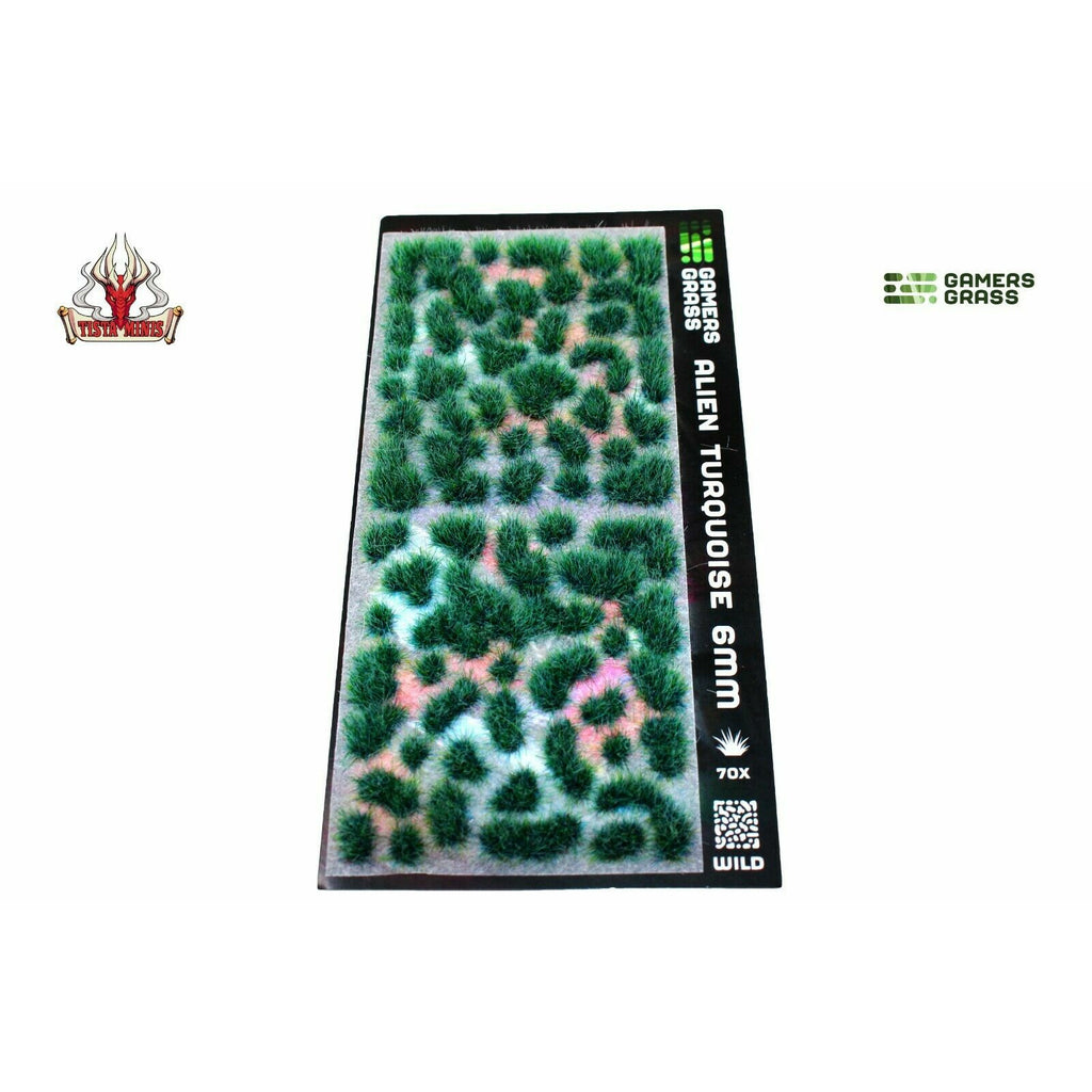 Gamers Grass Alien Turquoise 6mm Wild Tufts - TISTA MINIS