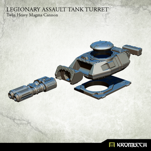 Kromlech Legionary Assault Tank Turret: Twin Heavy Magma Cannon - TISTA MINIS