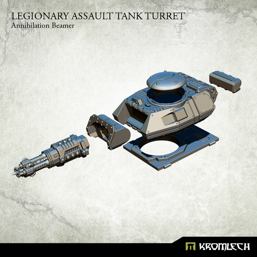 Kromlech Legionary Assault Tank Turret: Annihilation Beamer (1) New - TISTA MINIS