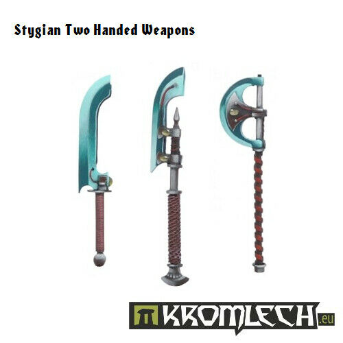 Kromlech Stygian Two Handed Weapons New - TISTA MINIS