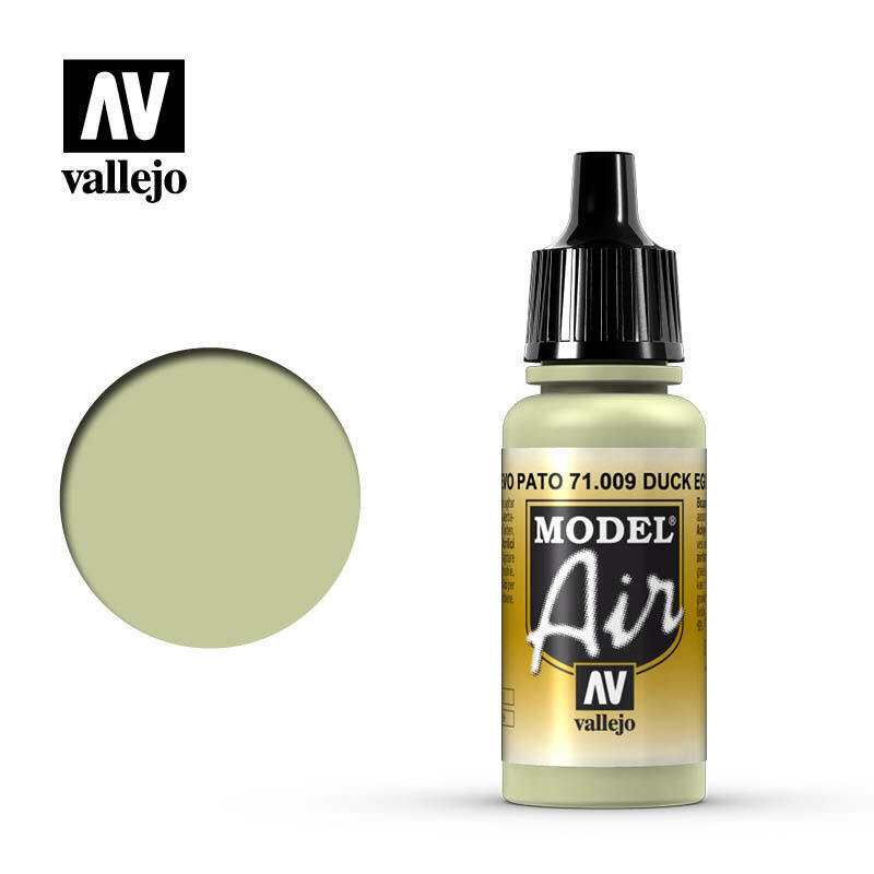 Vallejo Model Air Paint Eau De Nil Duck Egg Green (71.009) - Tistaminis