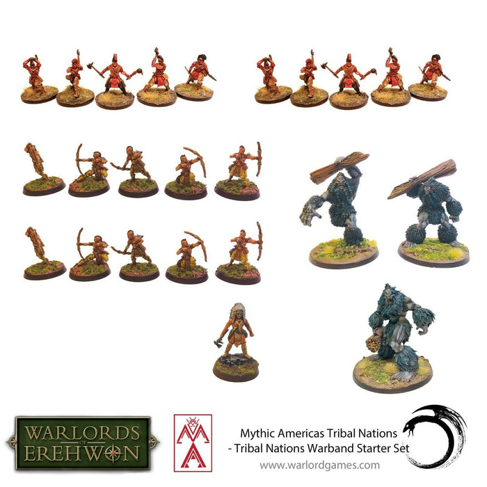 Mythic America Tribal Nations Warband Starter Set New - TISTA MINIS