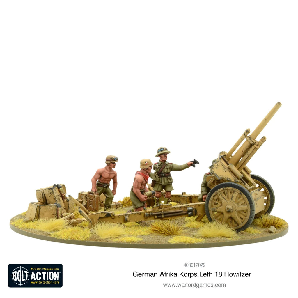 Bolt Action German Afrika Korps LeFH 18 10.5cm medium artillery New - Tistaminis