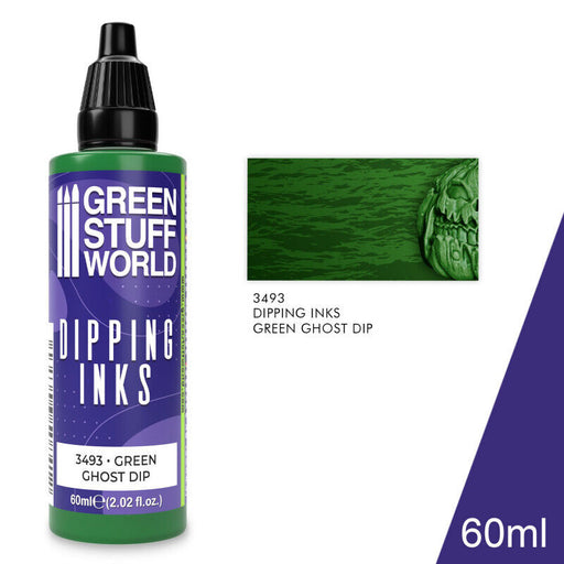 Green Stuff World Dipping ink 60 ml - GREEN GHOST DIP New - Tistaminis