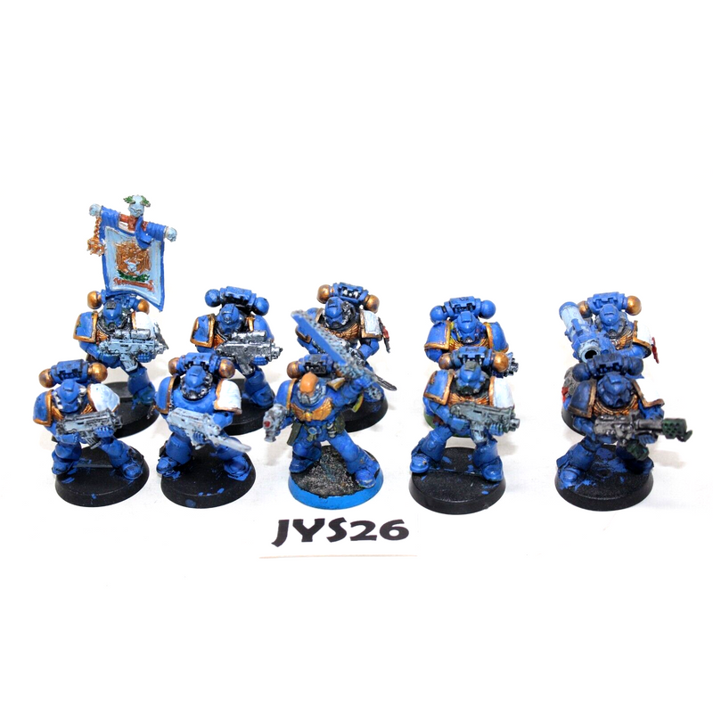 Warhammer  Space Marines Tactical Squad With Flamer And Missile Launcher - JYS26 - Tistaminis