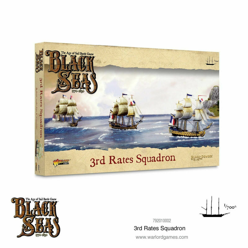 Warlord Games Black Seas 3rd Rates Squadron (1770 - 1830) - 792010002 - TISTA MINIS