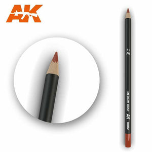 AK Interactive Watercolor Pencil Medium Rust New - TISTA MINIS