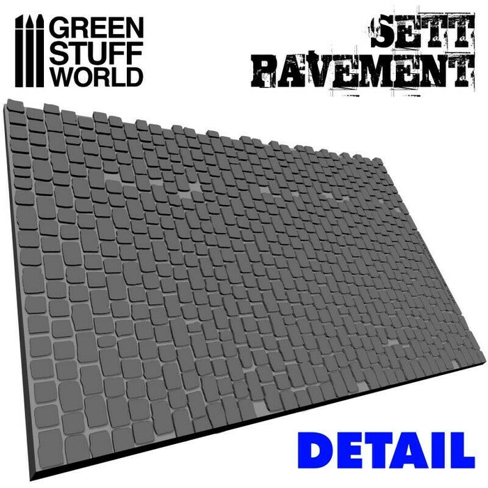 Green Stuff World Rolling Pin Sett Pavement New - TISTA MINIS