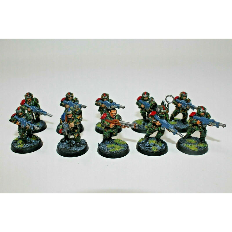 Warhammer Imperial Guard Cadian Shocktroopers Well Painted - JYS8 | TISTAMINIS