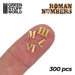 Green Stuff World Roman Numbers - 300 Numbers New - TISTA MINIS