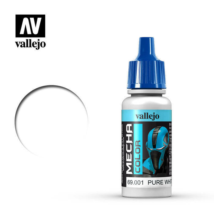 Vallejo Mecha Colour Paint Pure White (69.001) - Tistaminis