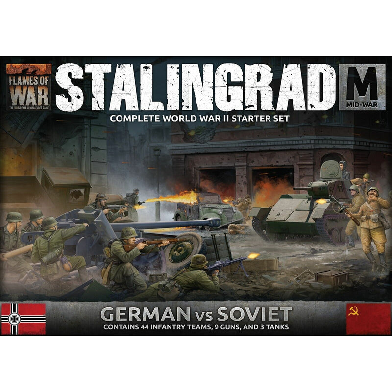 Flames of War	Eastern Front Starter Set - Stalingrad (Sov vs Germ) Aug Pre-Order - Tistaminis
