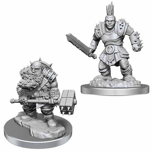 Dungeons & Dragons Nolzur's Marvelous Miniatures: Wave 18: Duergar Fighters New - Tistaminis