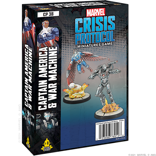Marvel Crisis Protocol: Captain America and War Machine Character Pack Pre-Order - Tistaminis