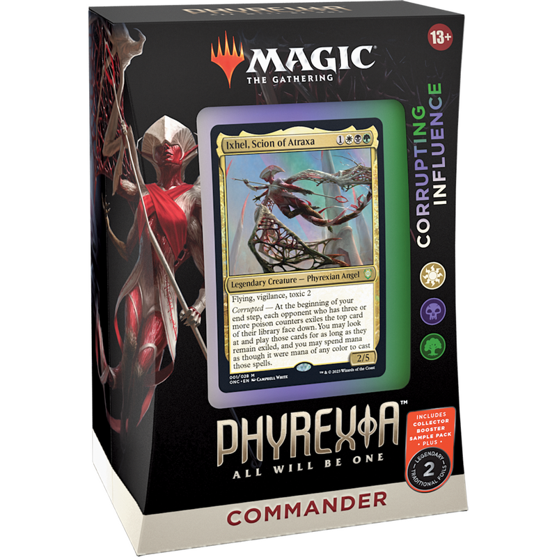 PHYREXIA ALL WILL BE ONE COMMANDER - Corrupting Influence Feb 3rd Preorder - Tistaminis