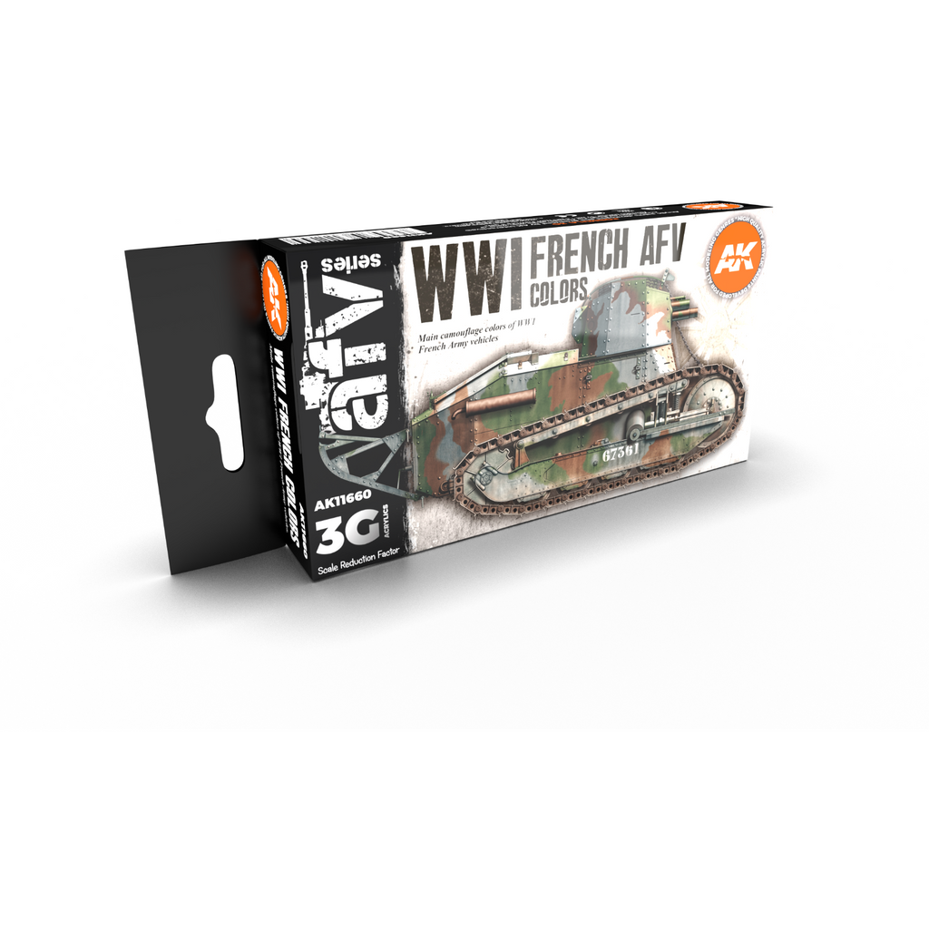 AK Interactive 3G WWI French Colors New - Tistaminis