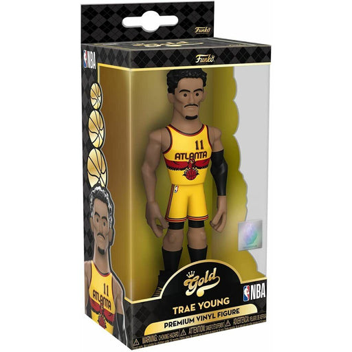 Funko Pop! GOLD 5" NBA TRAE YOUNG HAWKS (ALTERNATIVE YELLOW UNI) New - Tistaminis