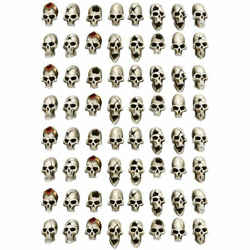 Wargames Exclusive - ELF SKULLS [IN 28MM SCALE] (64U) New - TISTA MINIS