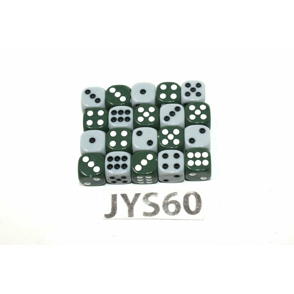 D6 Dice ( Green And Grey) - JYS60 - Tistaminis