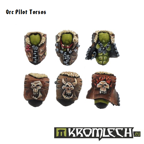 Kromlech Orc Pilot Torsos - TISTA MINIS