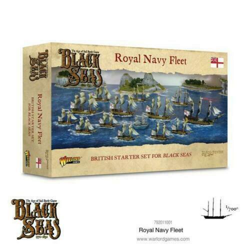 Black Seas Royal Navy Fleet (1770-1830) New - TISTA MINIS