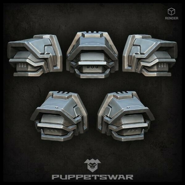 Puppets War H.I. Commander Shoulder Pads New - Tistaminis