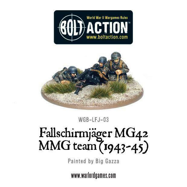 Bolt Action Fallschirmjager MG42 MMG Team New - Tistaminis