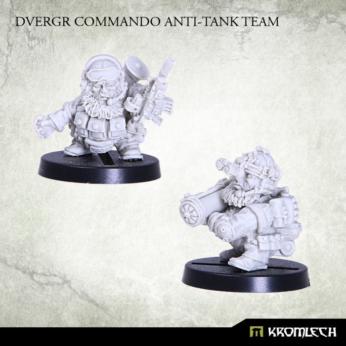 Kromlech Dvergr Commando Anti-Tank Team New - TISTA MINIS