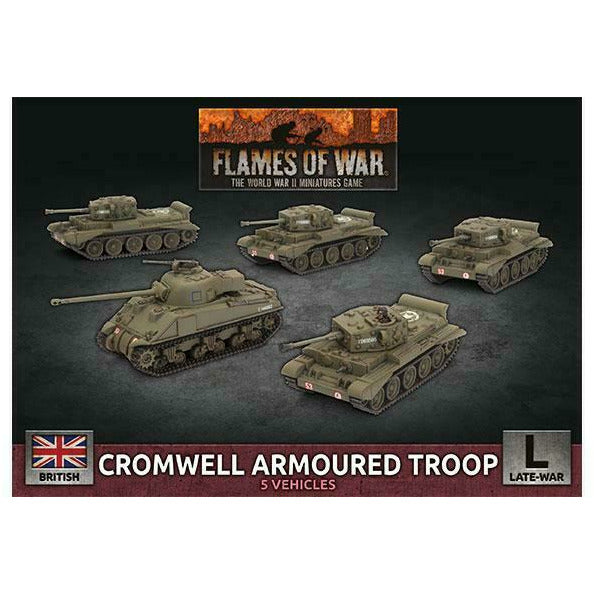 Flames of War British Cromwell Armoured Troop New - TISTA MINIS