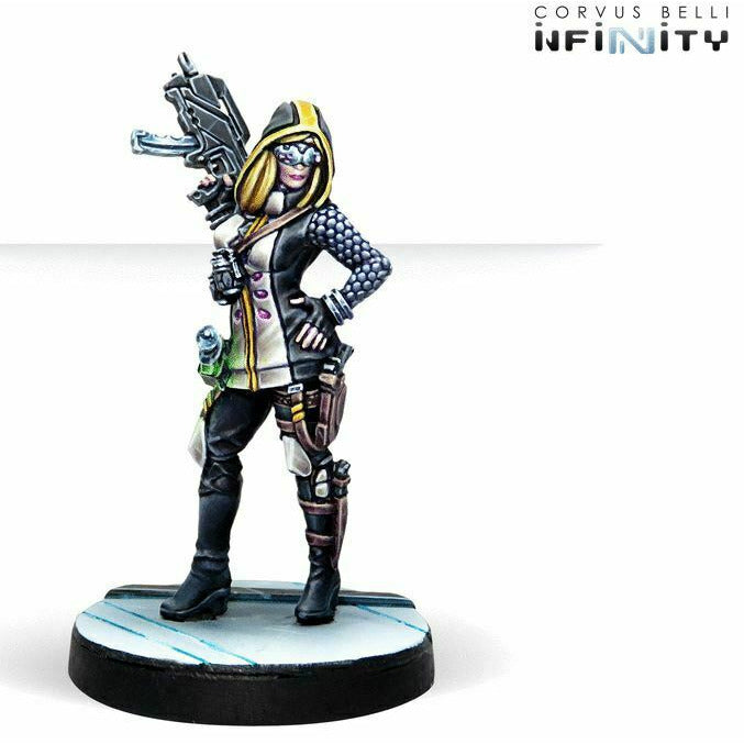 Infinity: ALEPH Dart, Optimate Huntress (SMG, Grenades) New - TISTA MINIS
