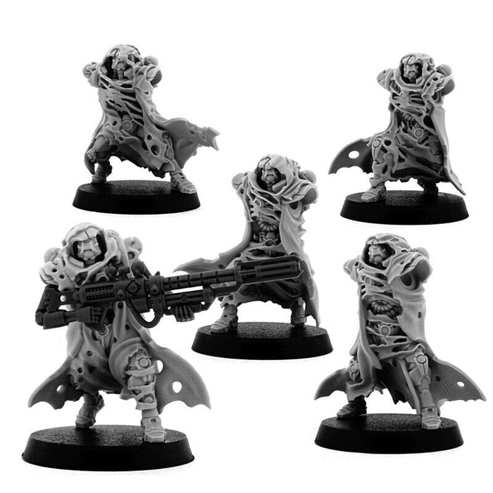 Wargames Exclusive NECROCYBORG DEATHMARKS CONVERSION SET (5U) New - TISTA MINIS