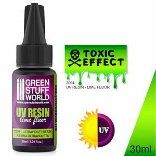 Green Stuff World UV Resin 30ml - Toxic Effect New - Tistaminis