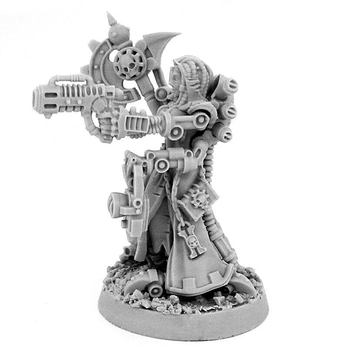 Wargames Exclusive HERESY HUNTER FEMALE MECHANICUM INQUISITOR W/ ARMORED CAR New - TISTA MINIS