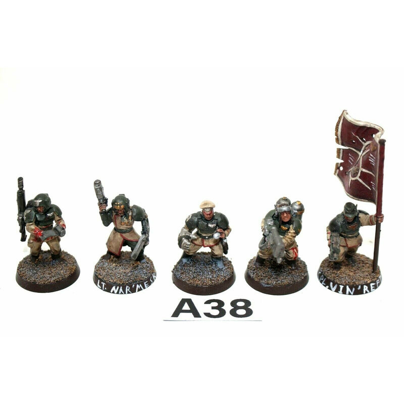 Warhammer Imperial Guard Command Squad - A38 - TISTA MINIS