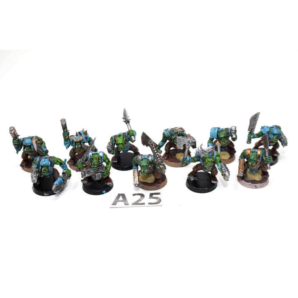 Warhammer Orks Boys With Sluggas And Choppas - A25 - Tistaminis